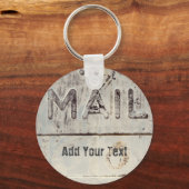 Porte-clés Rustic Mailbox - Personalizable (Verso)