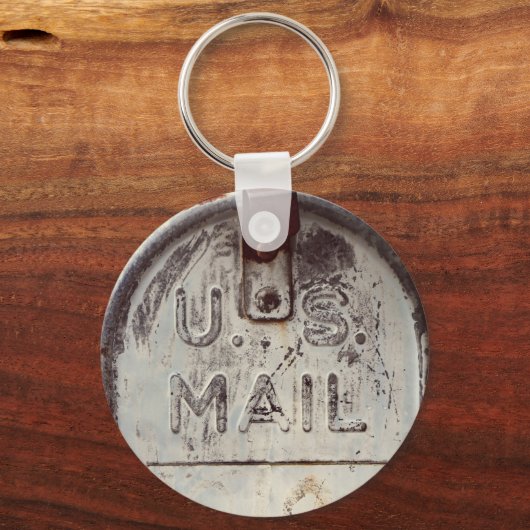 Porte-clés Rustic Mailbox - Personalizable (Recto)