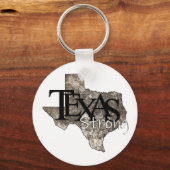 Porte-clés Rustique Texas Strong (Recto)
