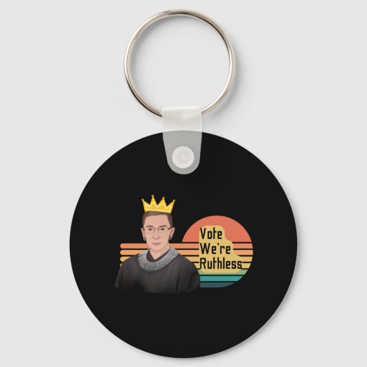 Porte-clés Ruth Bader Ginsberg RBG (Recto)