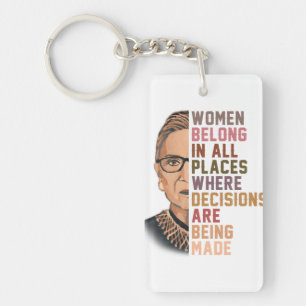 Porte-clés Ruth Bader Ginsburg RBG