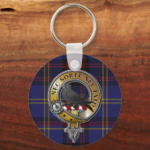 Porte-clés Rutherford Tartan & Badge (Recto)