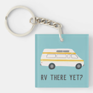 Porte-clés RV LÀ ENCORE ? Vintage Van Motorhome Campervan