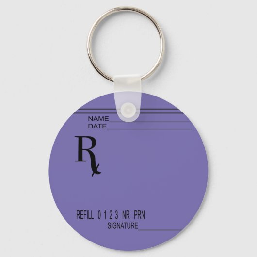Porte-clés Rx Prescription Pad - Écrivez Votre Propre Prescri (Recto)