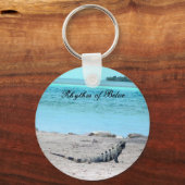 Porte-clés Rythme de Belize Iguana par la mer (Recto)