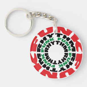 Porte-clés Rythme funk Funk Rhythme funk