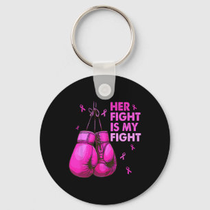 Porte-clés Sa Lutte Est Ma Lutte Gants De Boxe De Combat Canc