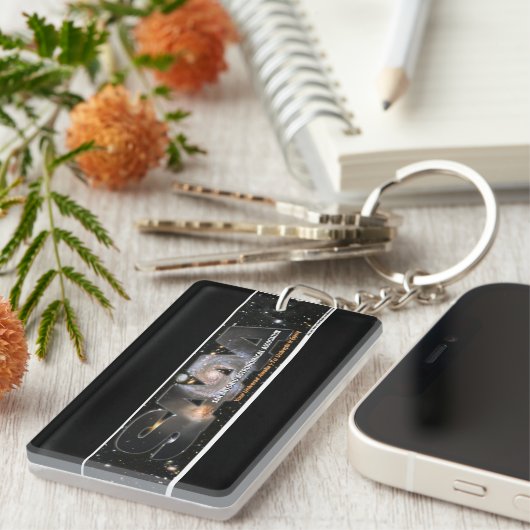 Porte-clés SAAA rectangle key chain (Devant droit)