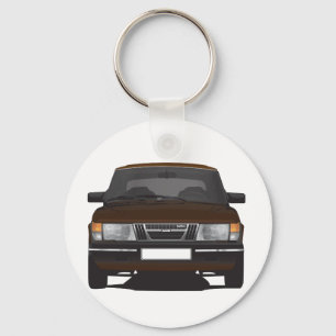 Porte-clés Saab 900 turbo (brown)