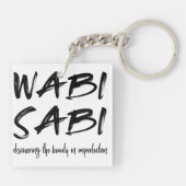 Porte-clés Sabi de Wabi (Dos)