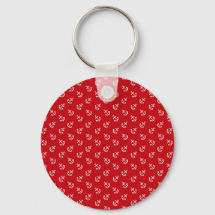 Porte-clés sable-et-plage_papier_ancors-rouge ANCRES BLANC RO