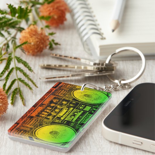 Porte-clés Sableuse de ghetto de Rasta (Devant droit)