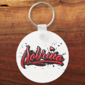 Porte-clés Sabrina red Heart Graffiti (Recto)
