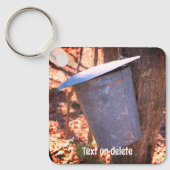Porte-clés Sac à sirop d'érable Nature personnalisée (Recto)