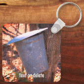 Porte-clés Sac à sirop d'érable Nature personnalisée (Verso)