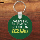 Porte-clés Sac couché de feu Bourbon Yosemite (Recto)
