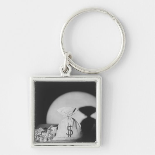 Porte-clés Sac d'argent (Devant)