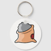 Porte-clés Sac de ciment Matériau de construction (Verso)
