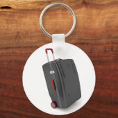 Porte-clés sac de voyage noir (Recto)