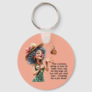 Porte-clés Sac fourre-tout femme drôle et fantaisiste