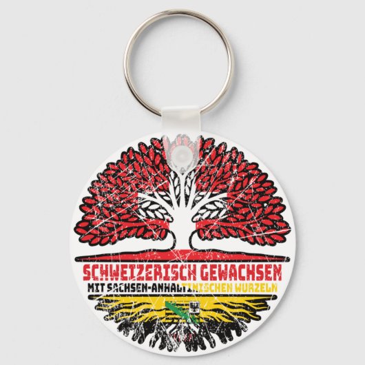 Porte-clés Sachsen-Anhalt Schweizer Schweiz Baum (Recto)
