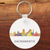 PORTE-CLÉS SACRAMENTO, CALIFORNIE SKYLINE WB1 - (Recto)