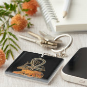 Porte-clés Sacré Bull Egyptien 3D (Devant Droit)