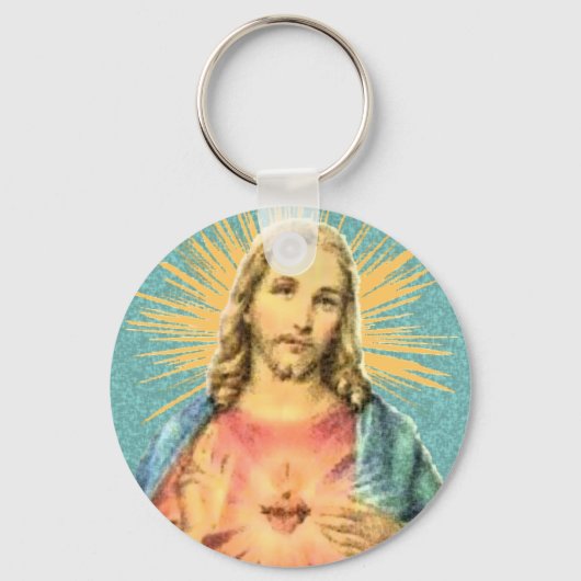 Porte-clés Sacré Coeur de Jésus (Recto)