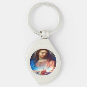Porte-clés Sacré Coeur de Jésus (Devant)