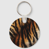 Porte-clés Safari Tigre noir orange (Recto)