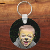 Porte-clés Safari ultra mignon Leopard Invitations d'annivers (Verso)