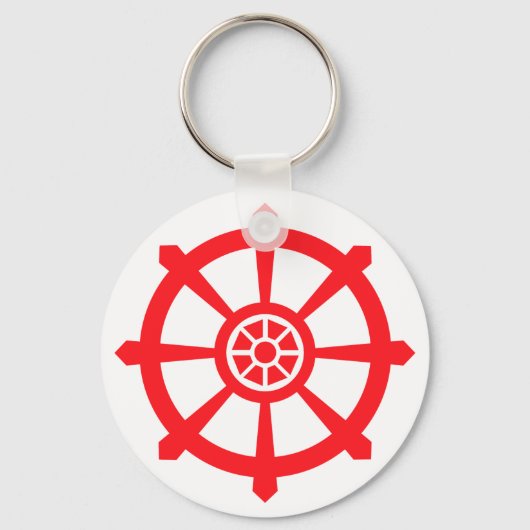 Porte-clés Sagesse Dharma Wheel (Recto)