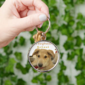 Porte-clés Sagesse d'or : Une vision oeil de chien de l'école (Main)