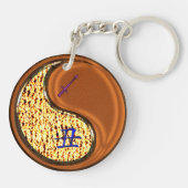 Porte-clés Sagittaire et boisé (Dos)