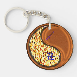 Porte-clés Sagittaire et boisé