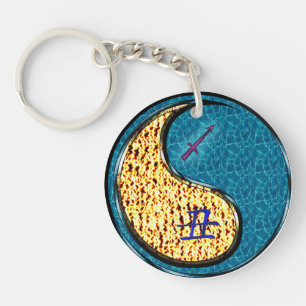 Porte-clés Sagittaire et Ox d'eau
