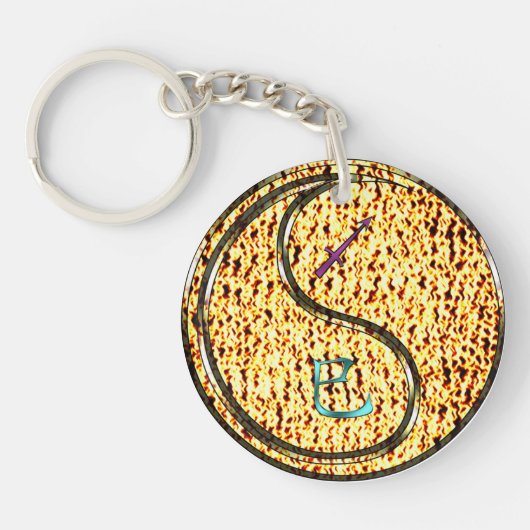 Porte-clés Sagittaire et Serpent de feu (Devant)