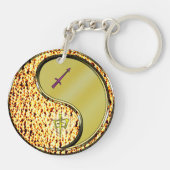 Porte-clés Sagittaire et singe métallique (Dos)