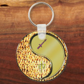 Porte-clés Sagittaire et singe métallique (Verso)