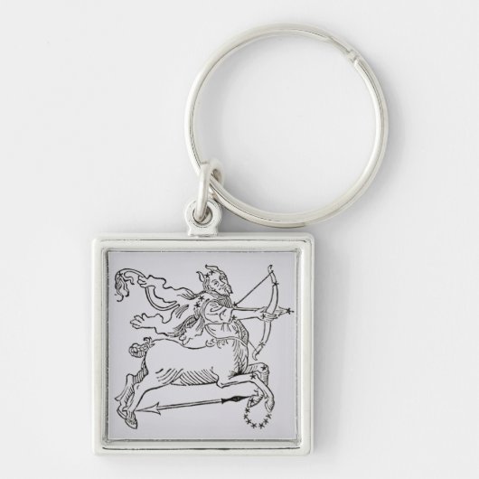 Porte-clés Sagittaire (le centaure) une illustration de (Devant)