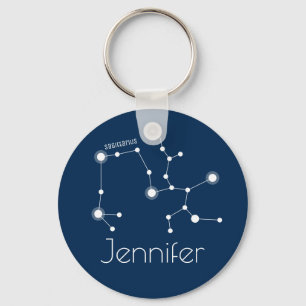 Porte-clés Sagittaire personnalisé Constellation Zodiaque