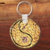 Porte-clés Sagittarius et coq de feu (Recto)