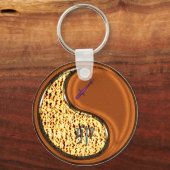 Porte-clés Sagittarius et lapin de bois (Verso)