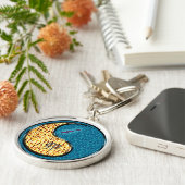 Porte-clés Sagittarius et lapin d'eau (Côté)