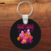 Porte-clés Sagittarius Zodiac Sign Birthday Queens Horoscope  (Recto)