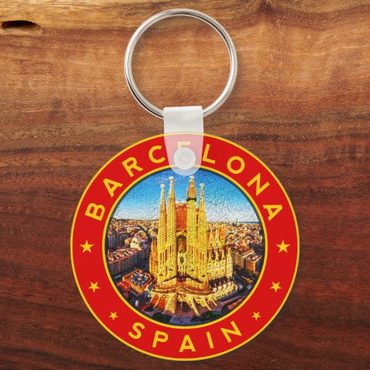 Porte-clés Sagrada Familia Barcelone (Recto)
