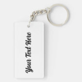 Porte-clés Sagrada Familia Barcelone Espagne Aquarelle Keycha (Dos)