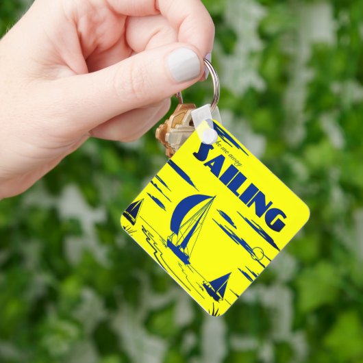 Porte-clés "Sailing" Art Keychain (main)