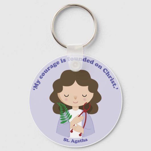Porte-clés Saint Agatha (Recto)