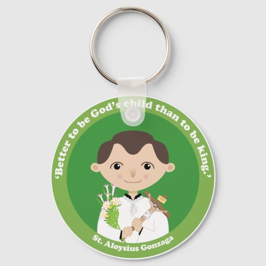 Porte-clés Saint Aloysius Gonzaga (Recto)
